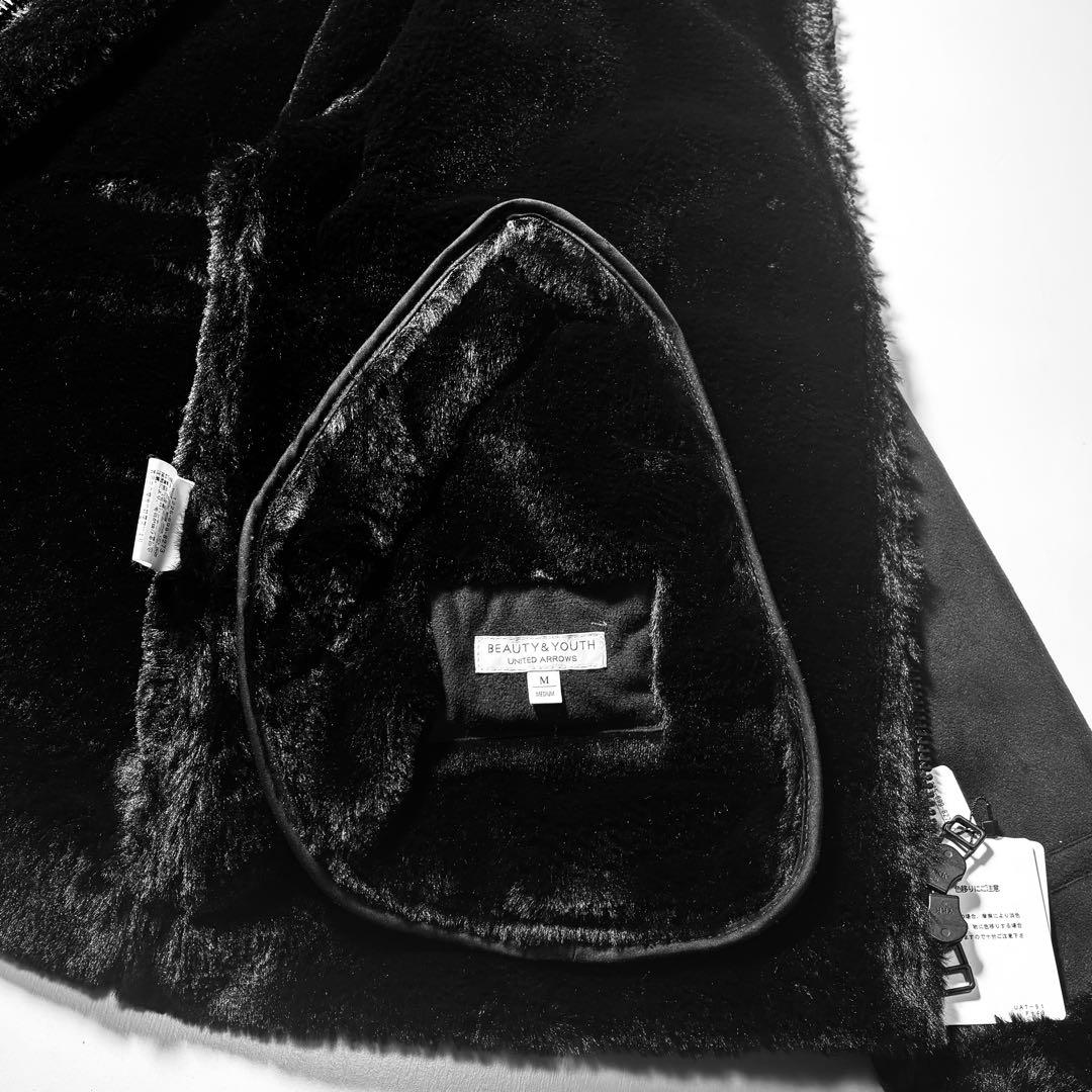 新品タグ付き★2.4万★ビューティー＆ユース フェイクムートン B-3 ブルゾン