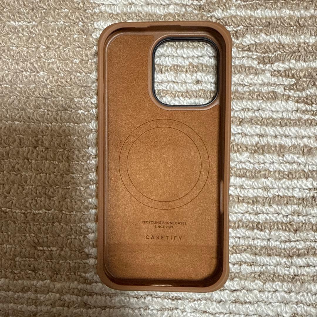 iPhoneアクセサリー CASETiFY BioVegCase iPhone16pro Tan