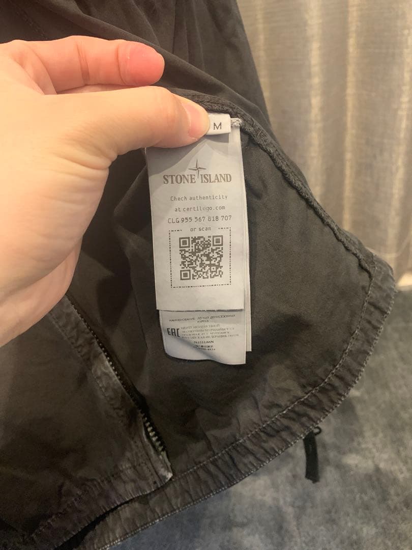 Stone  ジャケット 24FW ブラック