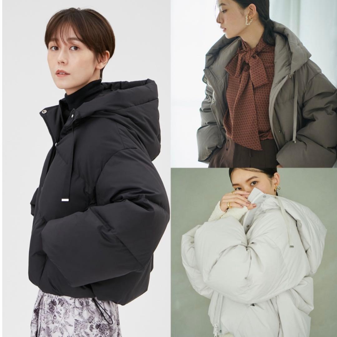 新品タグ付 FRAY I.D フレイアイディー　フードダウンジャケット　M