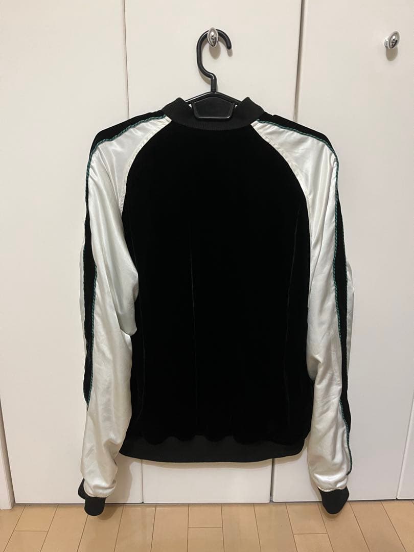 希少　DIESEL ディーゼル スカジャン リバーシブル ベロア 刺繍