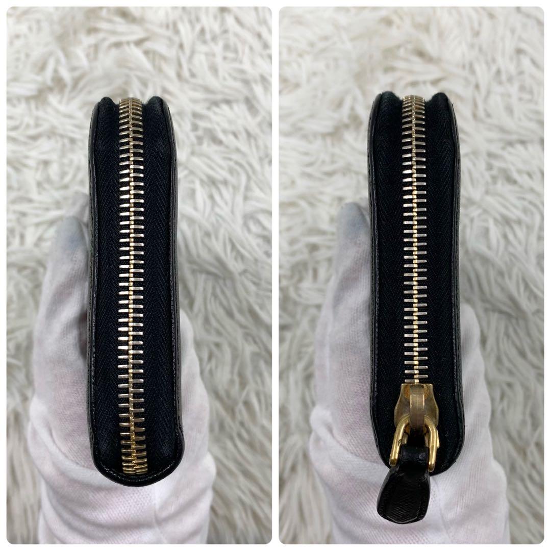 【✨美品✨】プラダ 長財布 サフィアーノ レザー ブラック