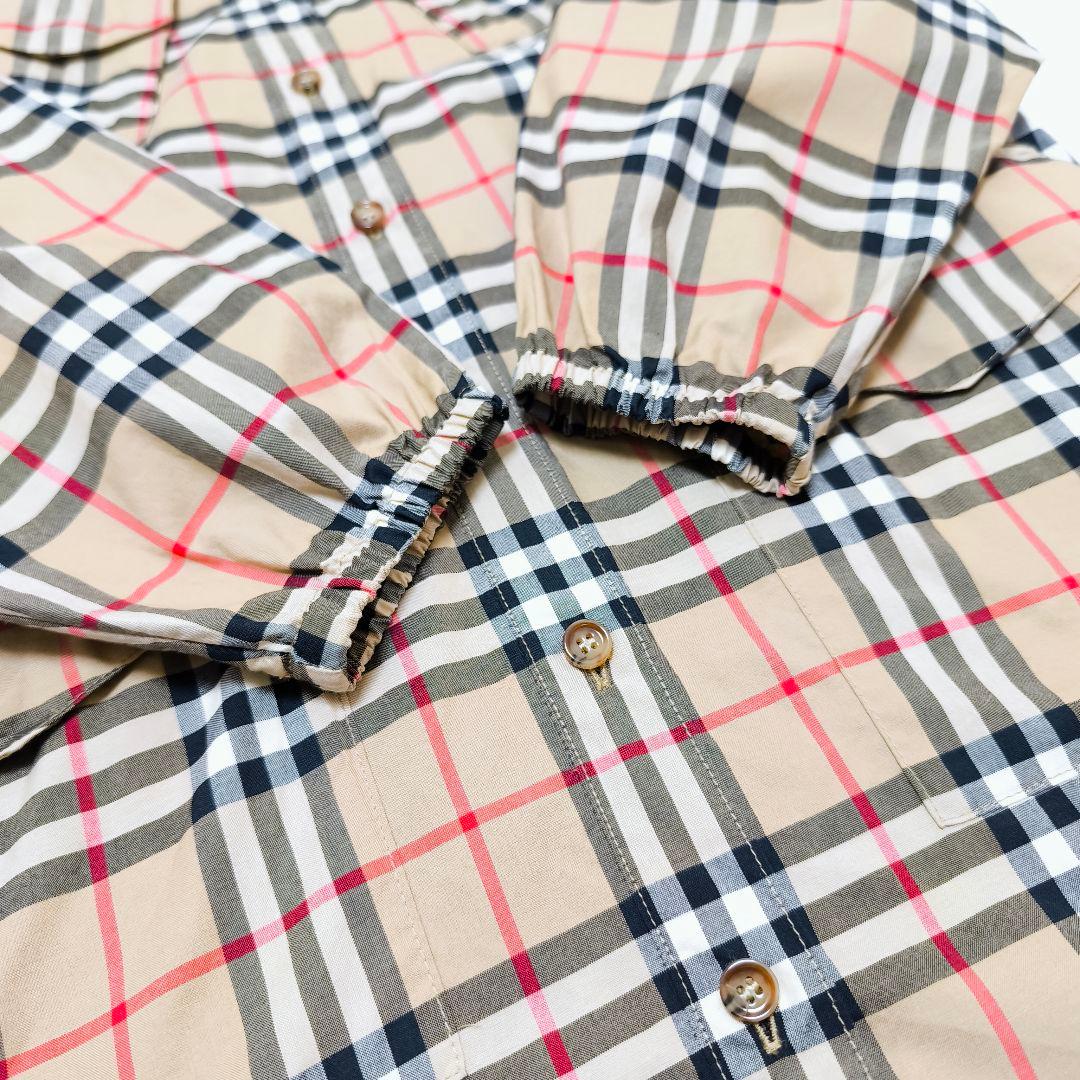 【極美品】BURBERRY バーバリー ノバチェック シャツワンピース 現行
