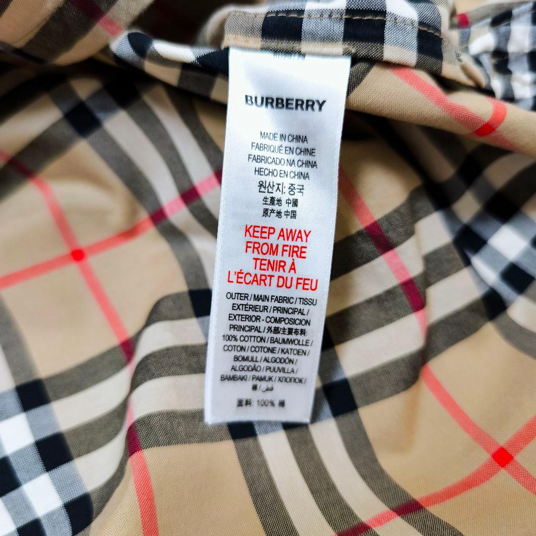 【極美品】BURBERRY バーバリー ノバチェック シャツワンピース 現行