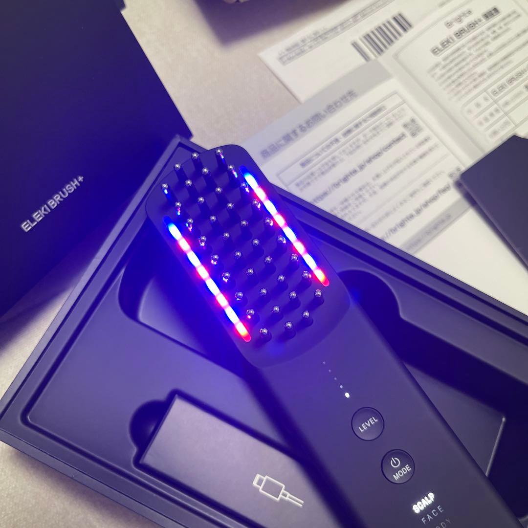 新型　Brighte ELEKIBRUSH＋ エレキブラシプラス 保証書あり