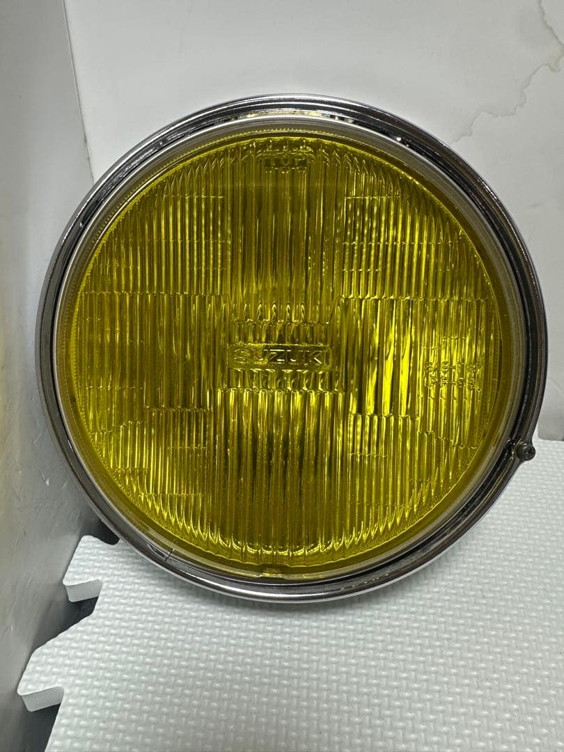 当時物SUZUKI刻印入りIPF凹みレンズ付きヘッドライトGS400GT380