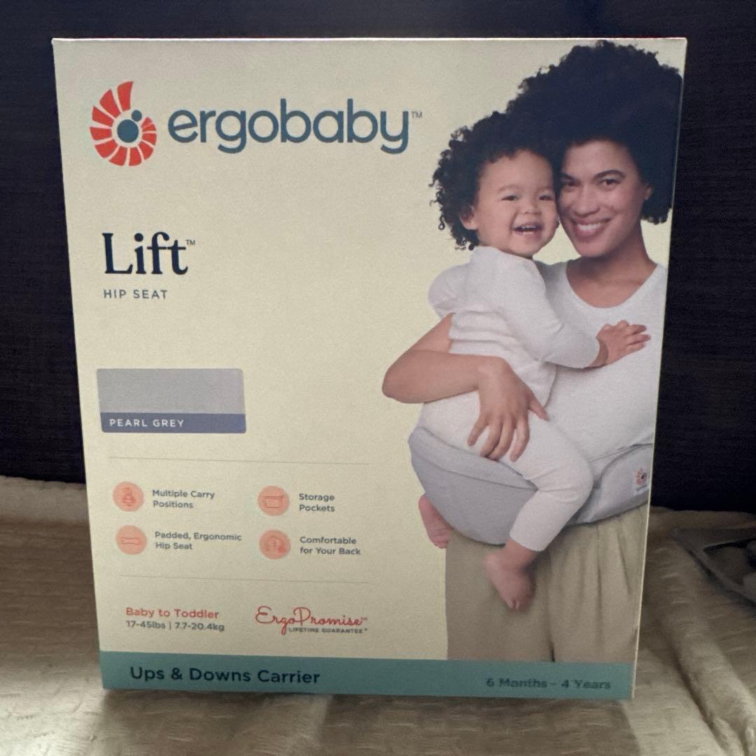 抱っこひも・スリング ergobaby Lift Hip Seat Pearl Grey