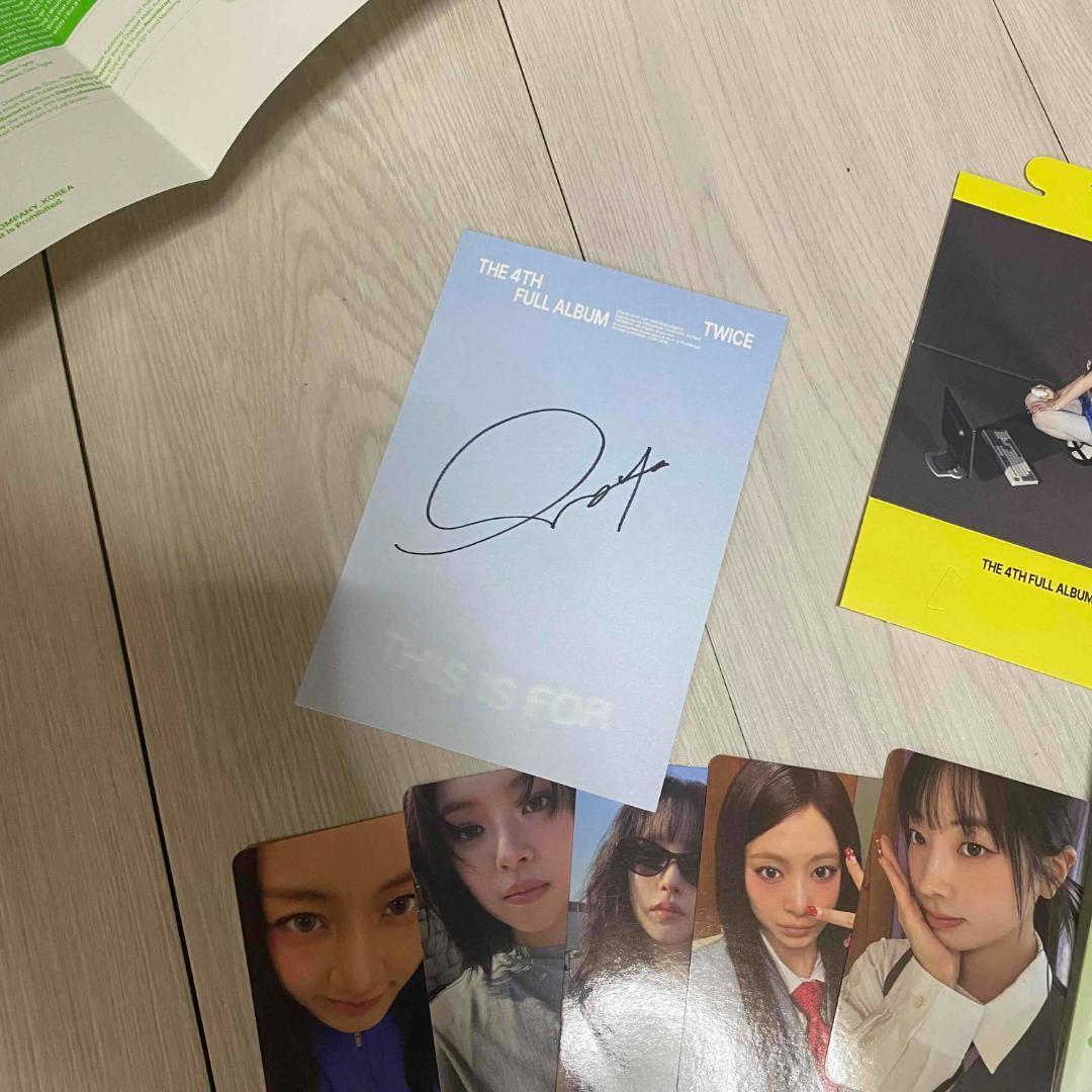 日本未発売 TWICE THIS IS FOR アメリカ限定版 直筆サイン入り