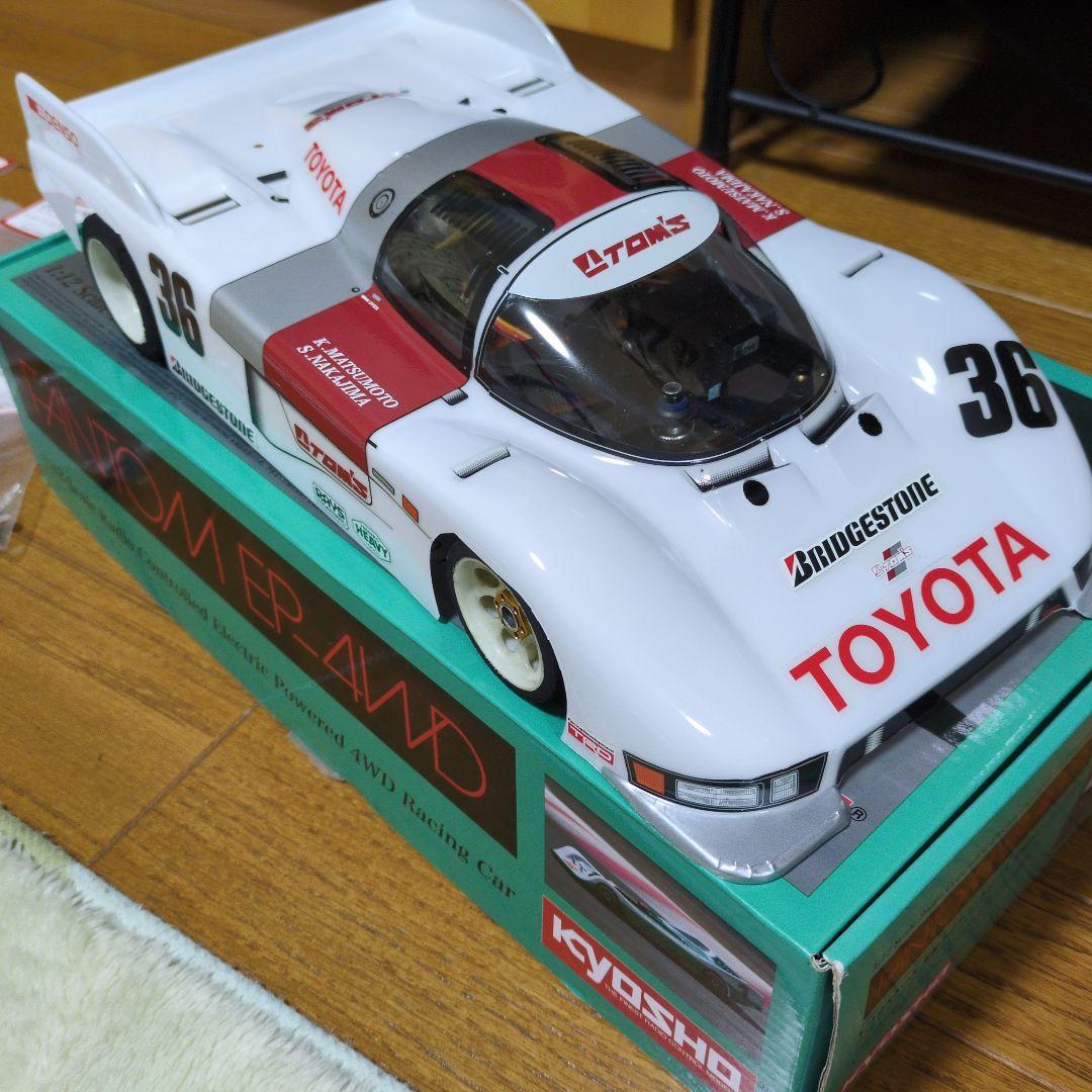 Kyosho ファントムEP-4WD トムス未走行ボディ付き