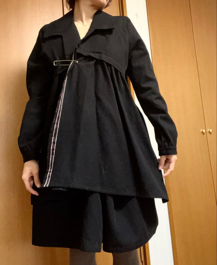 LIMI feu ヨウジヤマモト　黒ワンピース