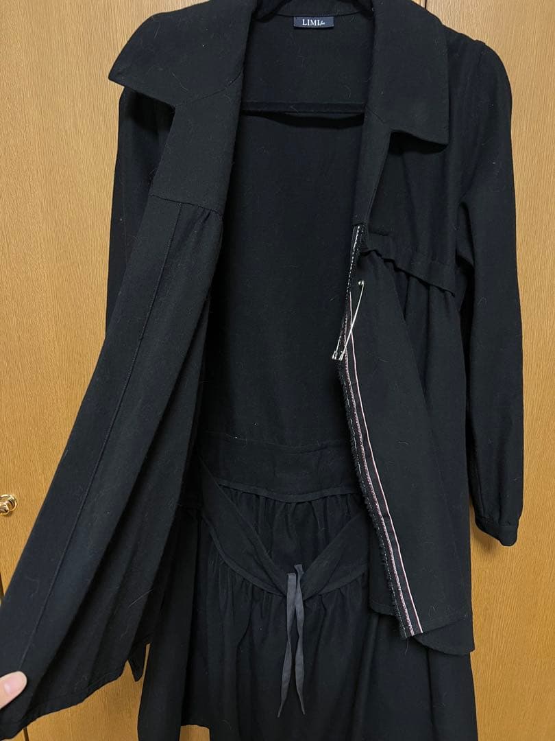 LIMI feu ヨウジヤマモト　黒ワンピース