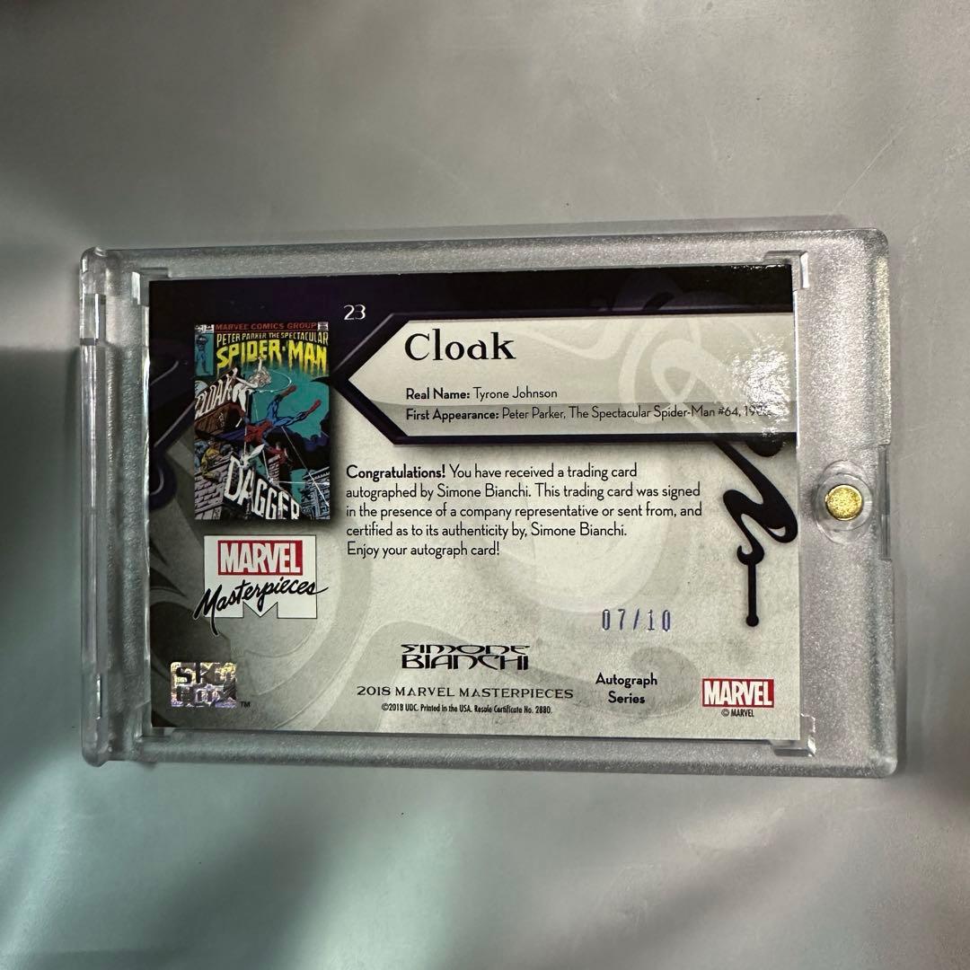 2018 Skybox Marvel Masterpieces 【Cloak】