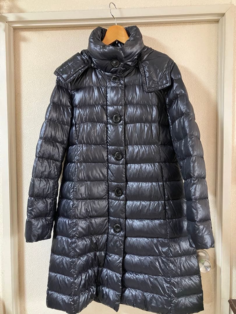 ヘルノHERNO 黒 ダウンコート44