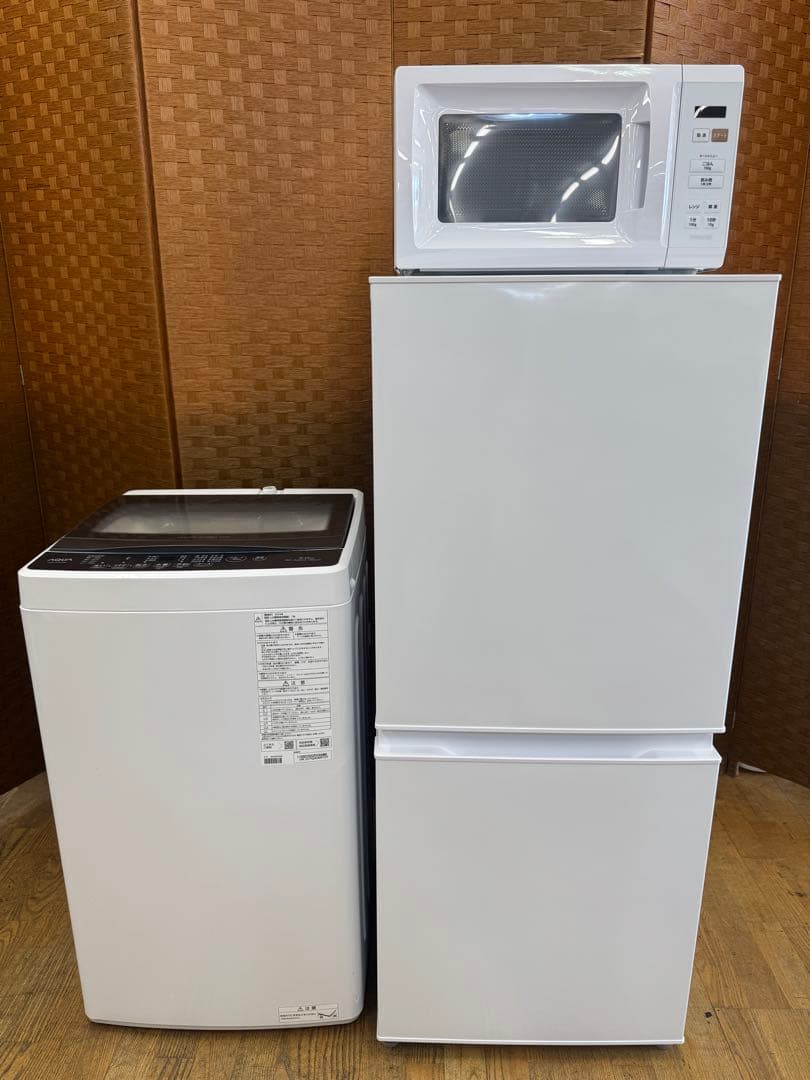 J008 家電3点セット 冷蔵庫・洗濯機・レンジ 高年式　美品　保証付き