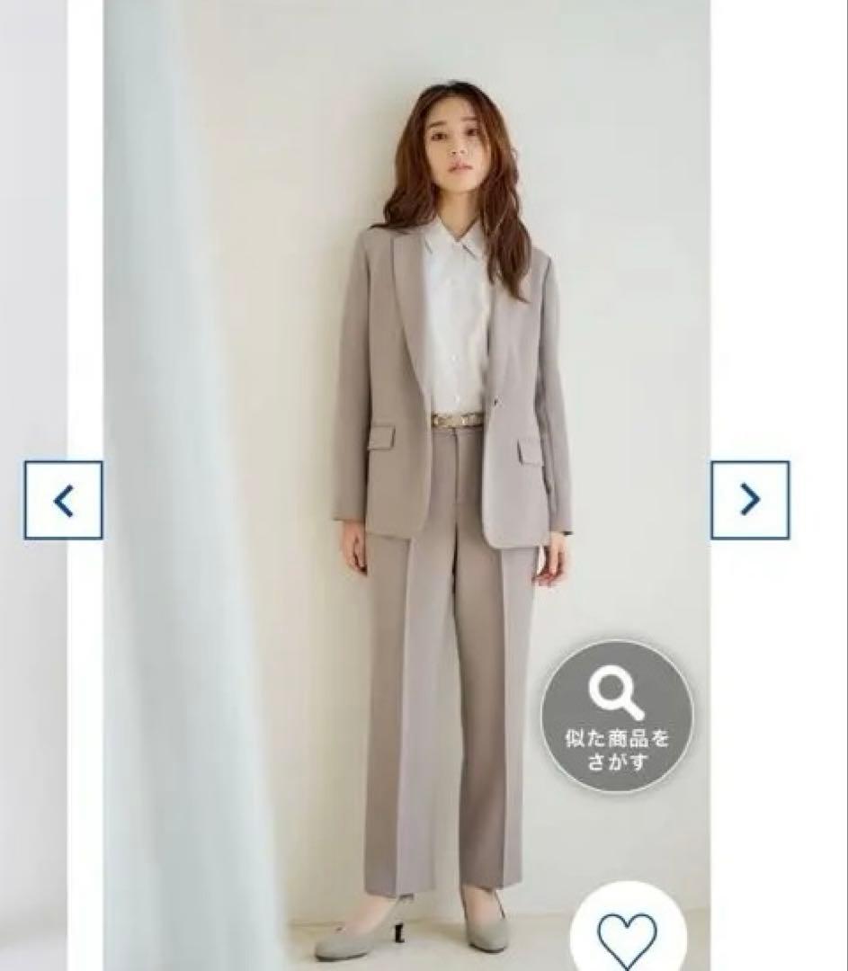 セットアップ【みんなのスーツ】テーラードジャケット＆ピンタックストレートパンツ