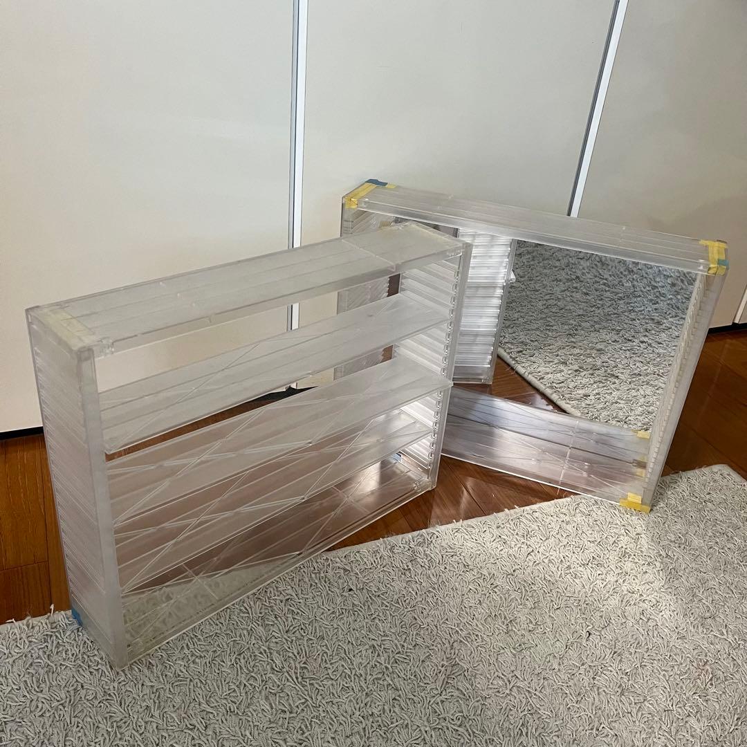 フィギュアケース コレクションケース クリア透明 大型 棚 14セット