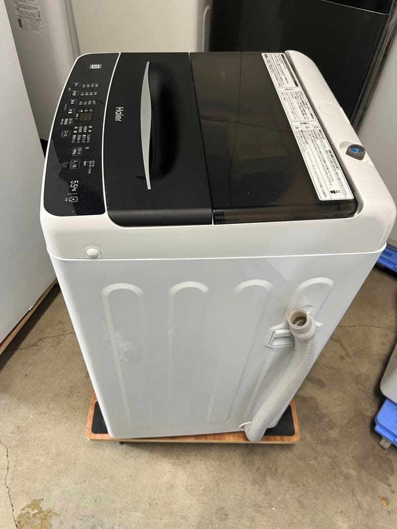 女性オーナー！【美品】2023年製ハイアール5.5kg洗濯機JW-U55A