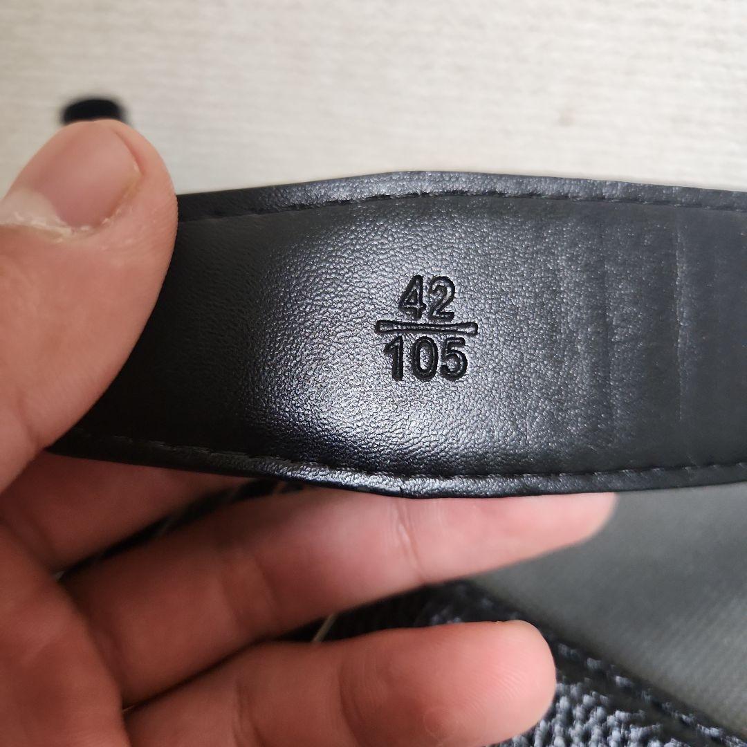 AMIRI ロゴ入りレザーベルト お値下げ可能