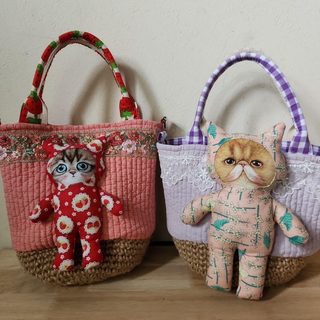 コヤンイサムチョン　着ぐるみにゃんチャーム　ハンドメイド