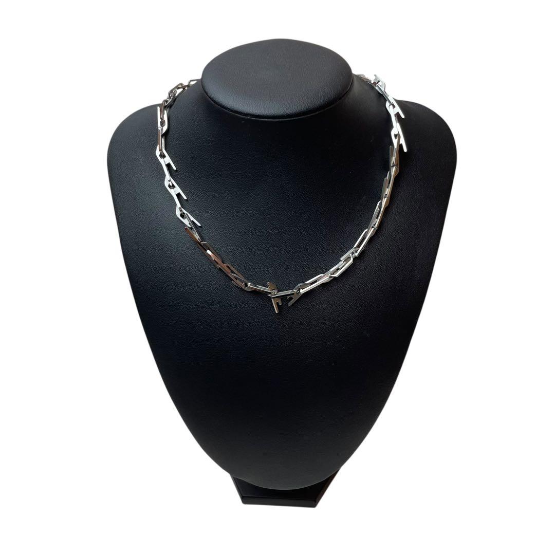 DIESEL ディーゼル チェーンチョーカー ネックレス ステレススチール