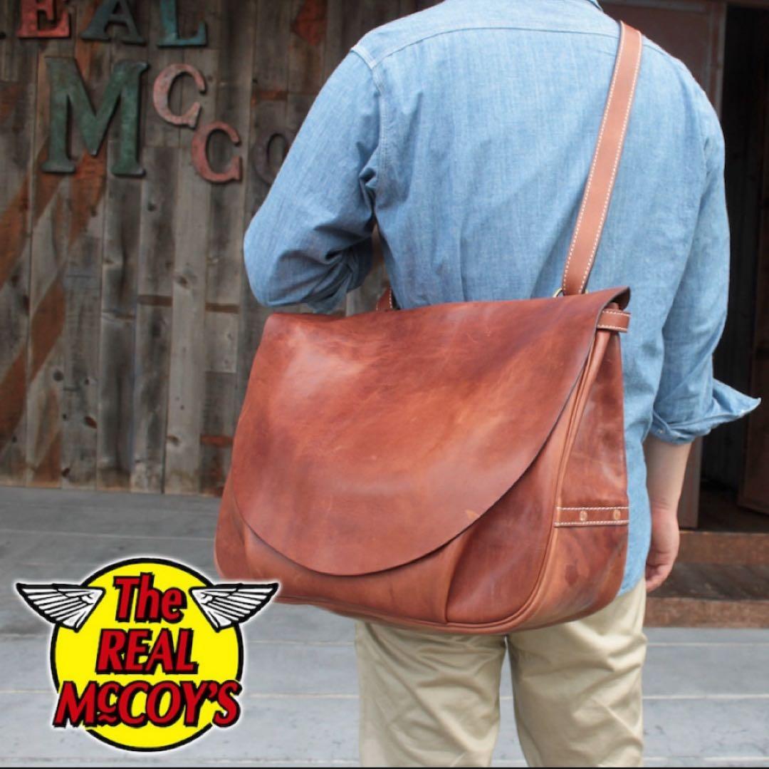 リアルマッコイズ FRONT-QUARTER ホースハイドMAIL BAG