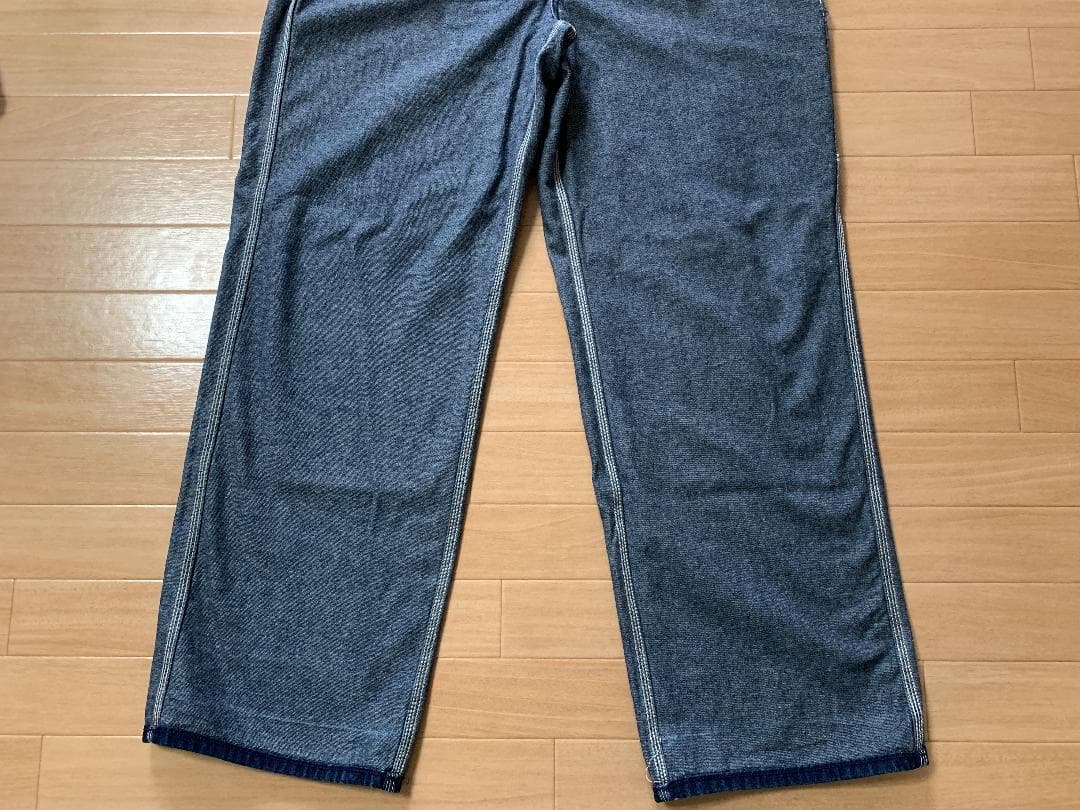 Lee 日本製☆ワイドオーバーオール☆レトロデニム☆メンズL・レディースLL