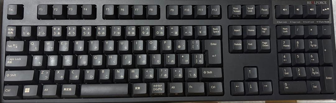 REALFORCE R3SA31 有線キーボード リアルフォース