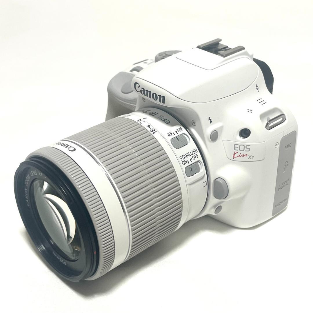 オシャレなホワイト❣️ Canon EOS Kiss X7 標準ズームセット