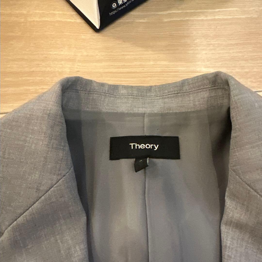 Theory ビジネスパンツスーツ サイズ2 グレー