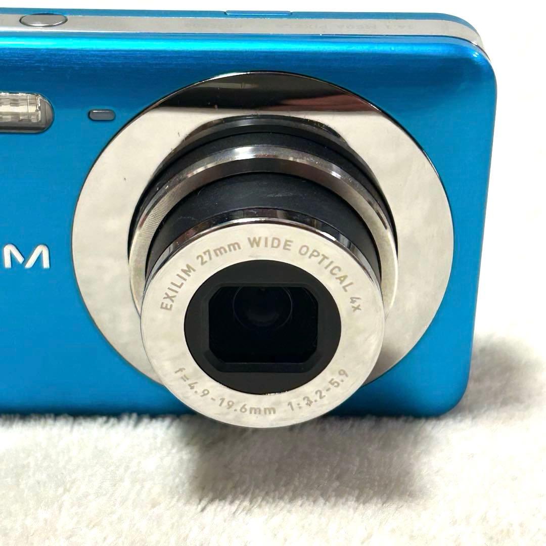 美品 動作確認済 CASIO EXILIM EX-Z800BE ハワイアンブルー
