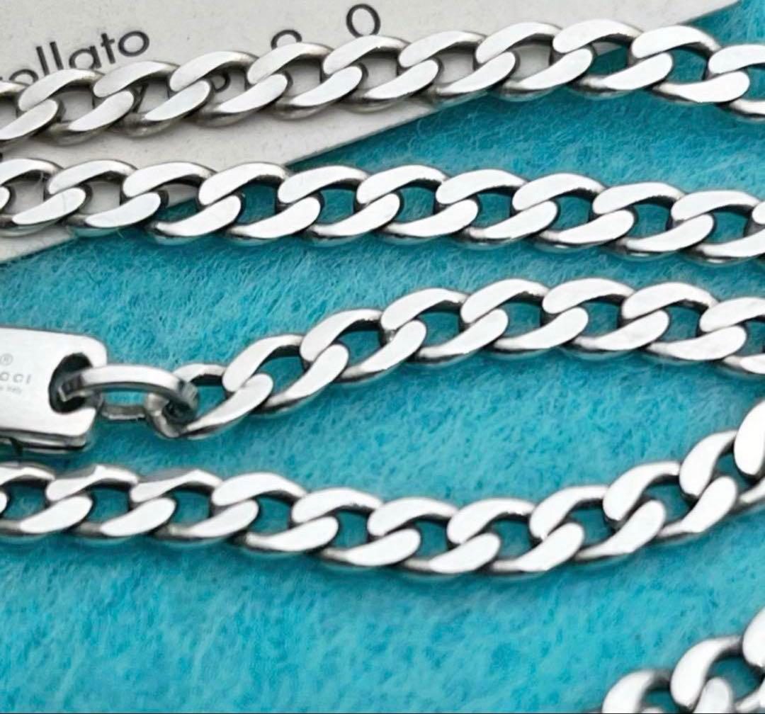 GUCCI シルバー チェーンネックレス 約45cm