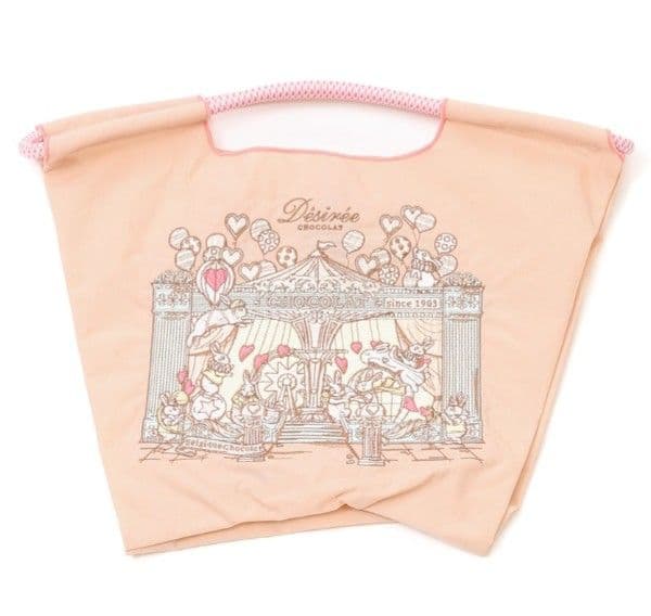 ✳*︎様 ボールアンドチェーン　デジレー　エコバッグ　МSサイズ　ピンクベージュ