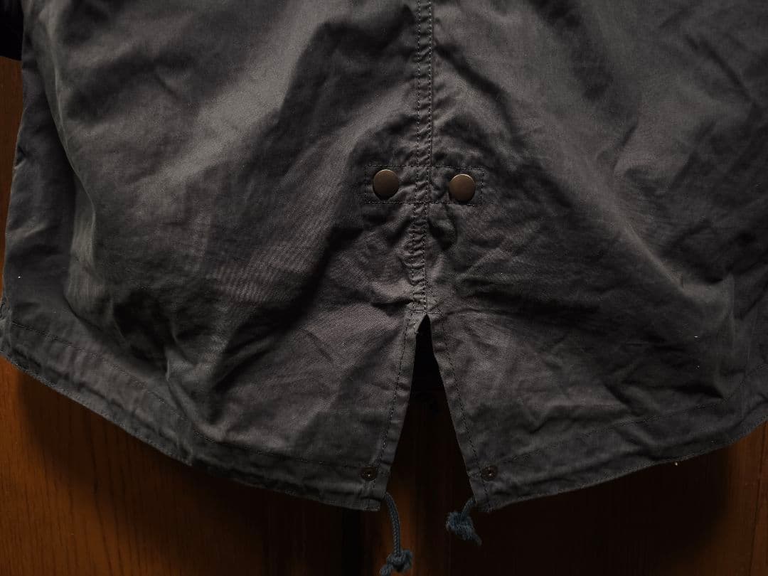 ATTACHMENT M-51　コットンオックスモッズコート　ネイビー　サイズ2