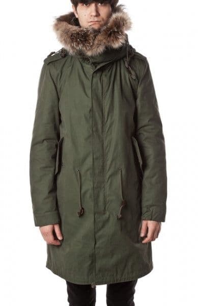 ATTACHMENT M-51　コットンオックスモッズコート　ネイビー　サイズ2