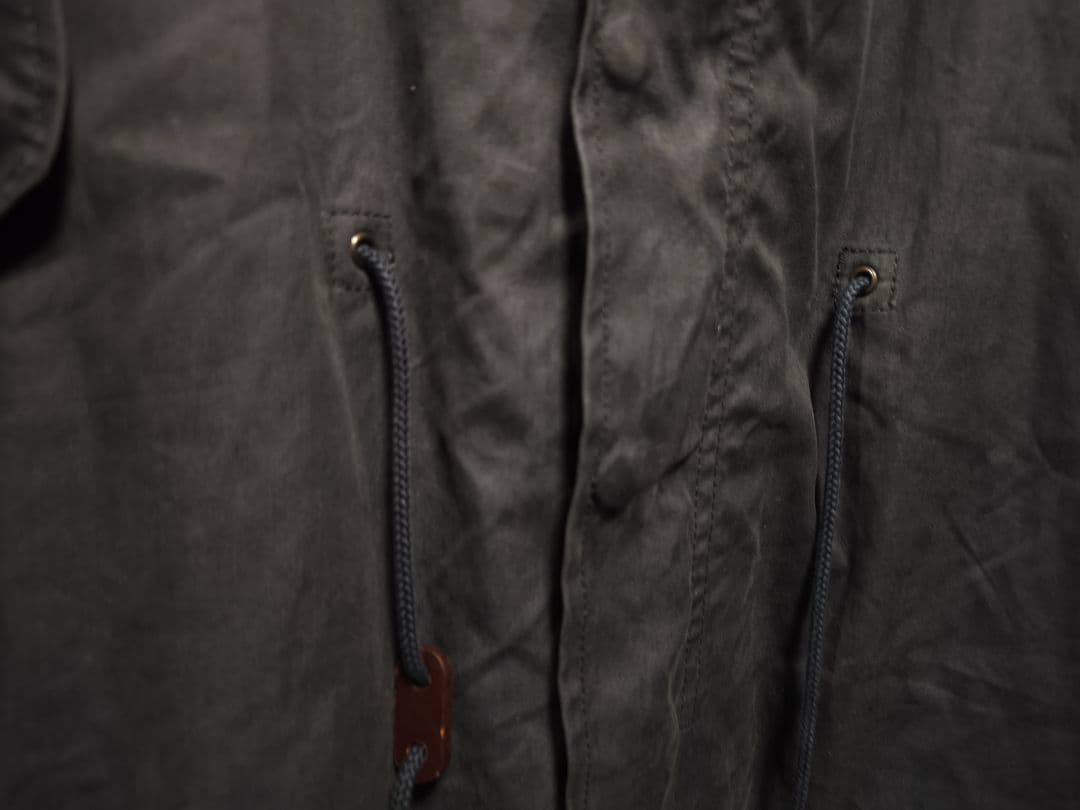 ATTACHMENT M-51　コットンオックスモッズコート　ネイビー　サイズ2