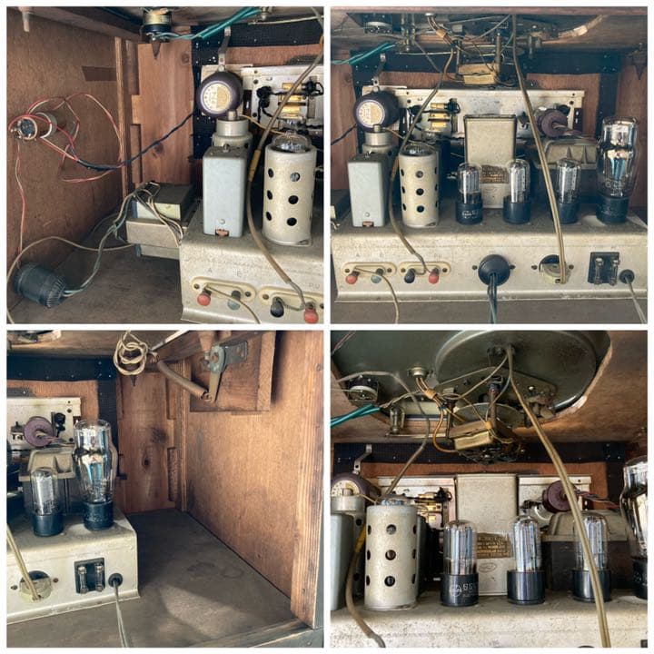 ★ナショナル/ステレオ/ラジオ/昭和レトロ/アンティーク/真空管/ジャンク品★