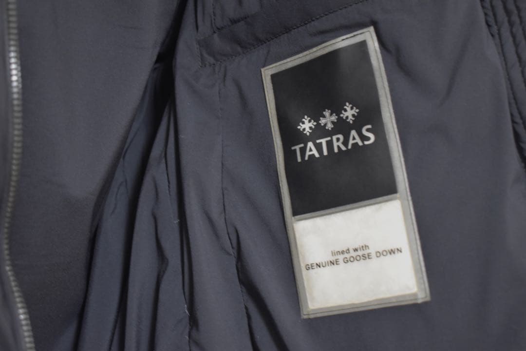 【美品】タトラスダウンジャケット ブラックL