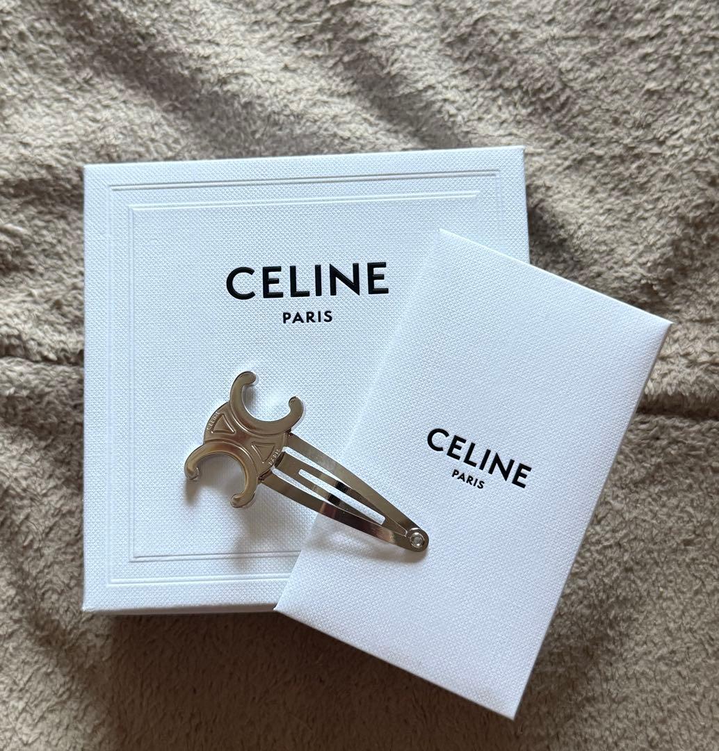 CELINE シルバー ヘアピン　正規品