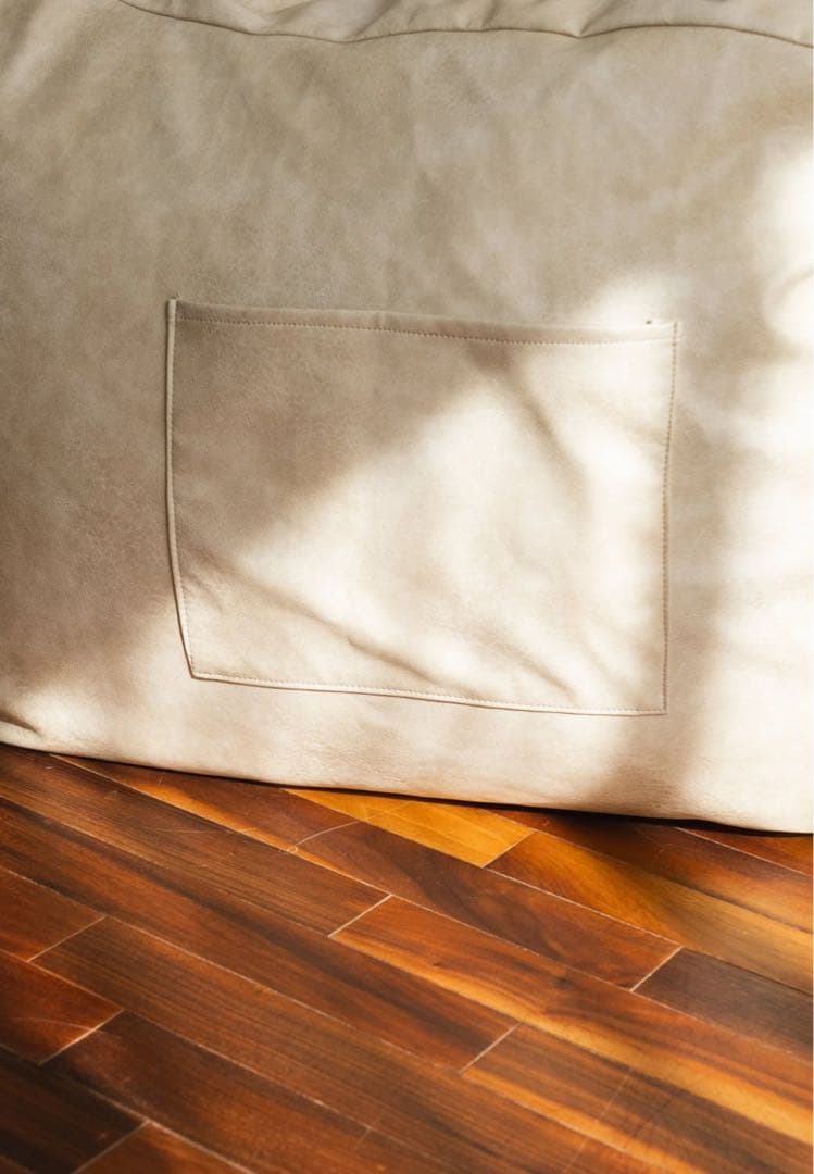 GOOD THING × LOOSYコラボ 1人掛けビーズソファ Beige