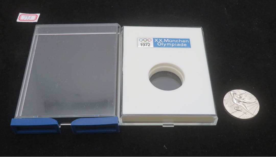 793、1972年ミュンヘンオリンピック純銀メダル　刻印岡本太郎　約30.14g