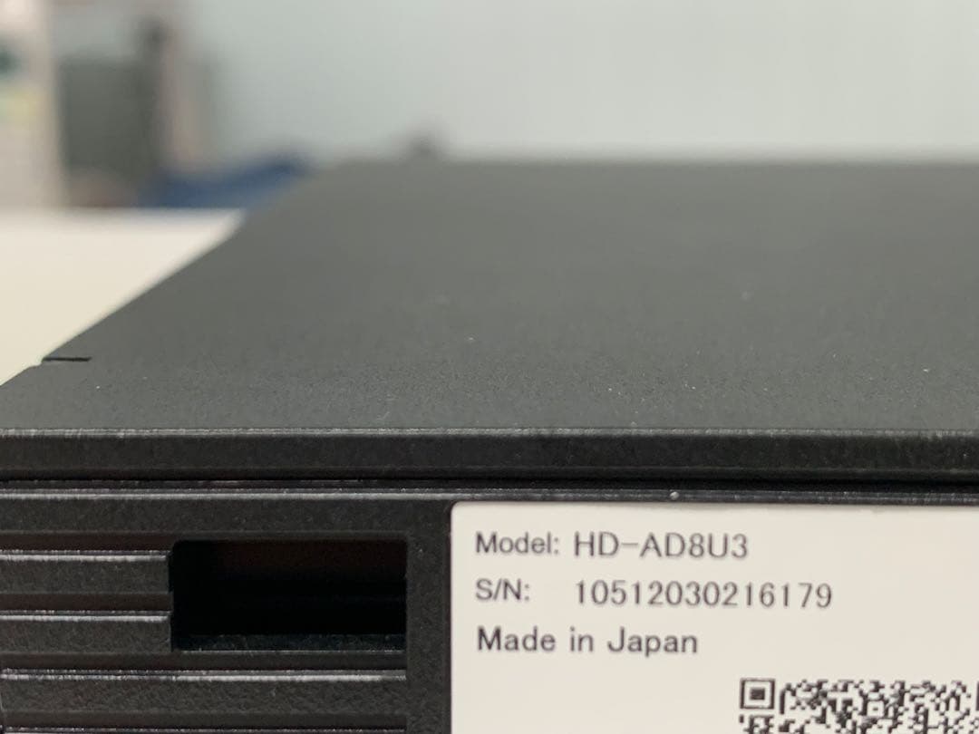 外付けハードディスク・ドライブ BUFFALO HD-AD8U3 HDD