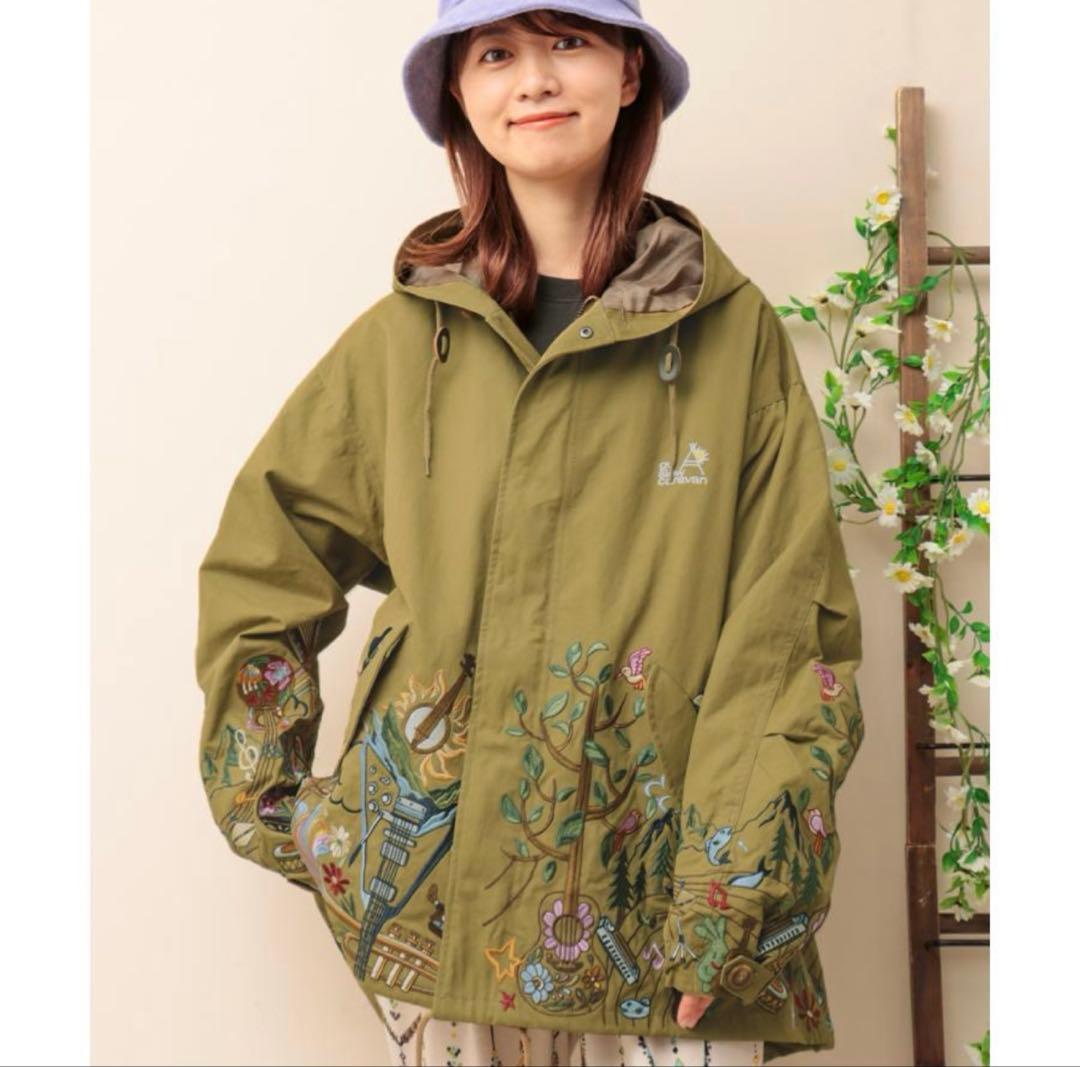1693◆go slow caravan モッズコート キャンバスパネル刺繍 4