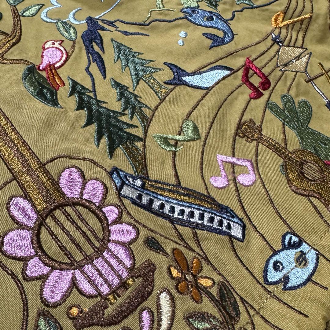 1693◆go slow caravan モッズコート キャンバスパネル刺繍 4