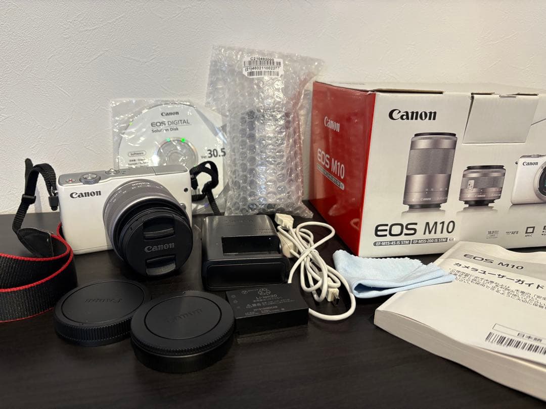 最終値下げ‼️Canon EOS M10 ズームレンズ2セット新品入り
