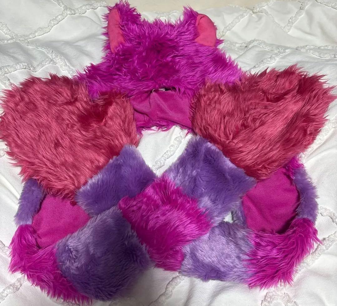 【yu5chan】チェシャ猫 マフラーキャップ