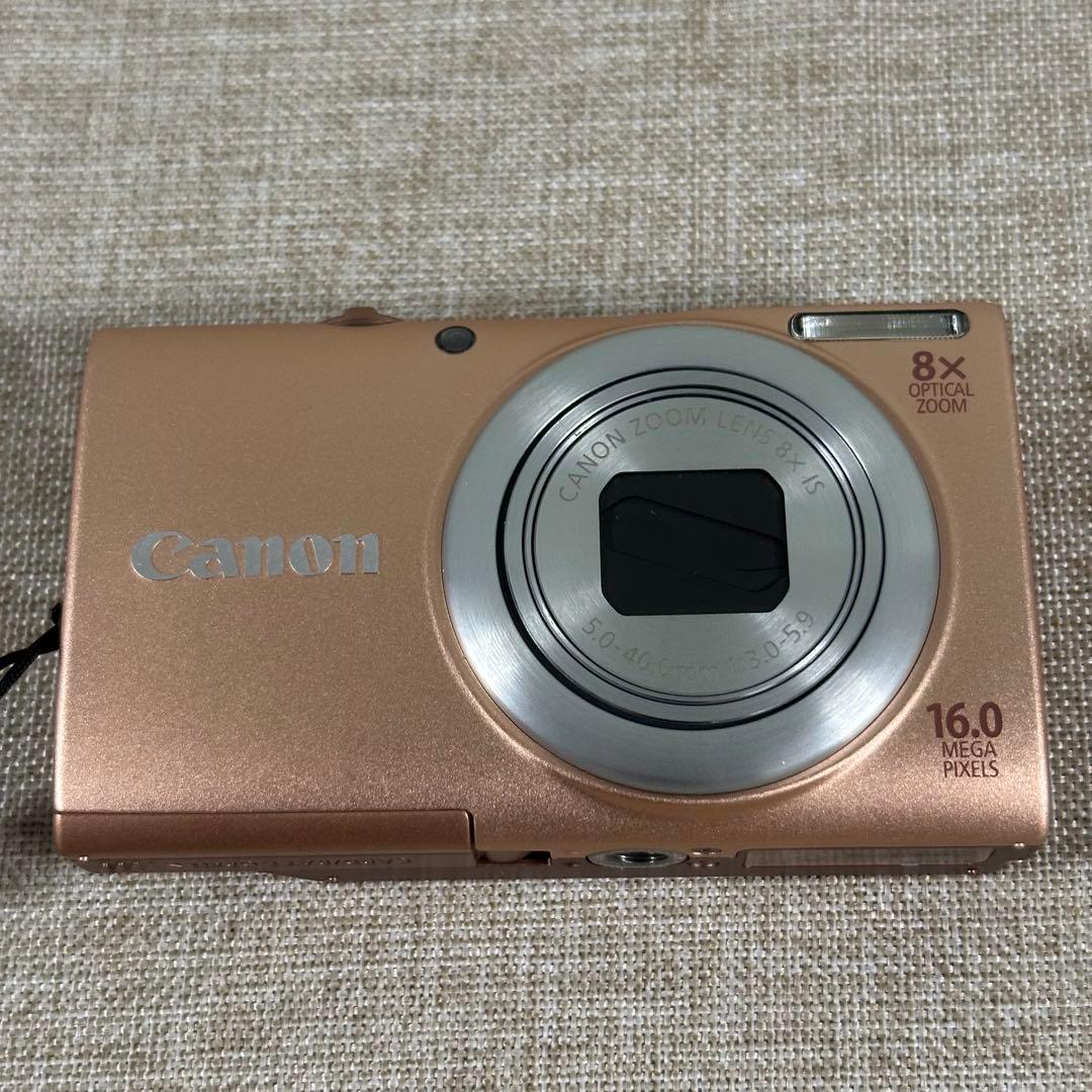【美品】Canon PowerShot A4000 IS ピンク コンデジ