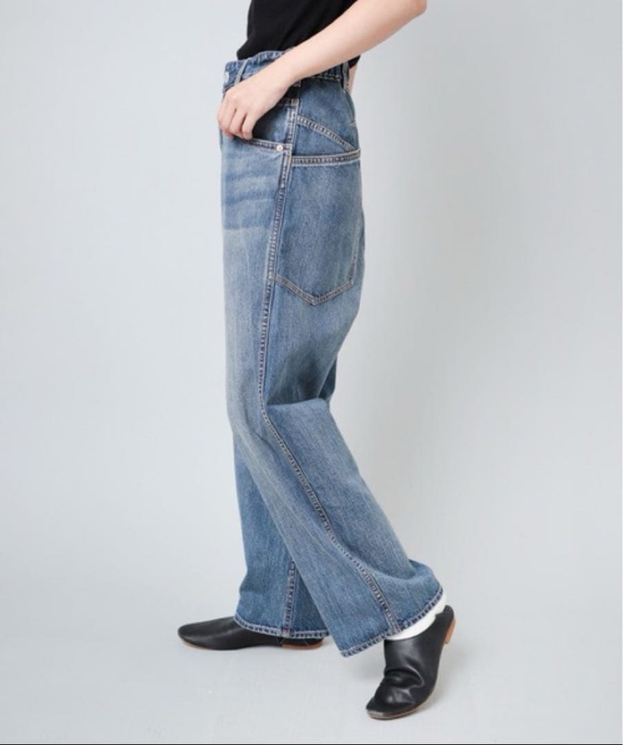 再値下げ　ルーズテーパード　デニムパンツ　URCH RNA アールエヌエー