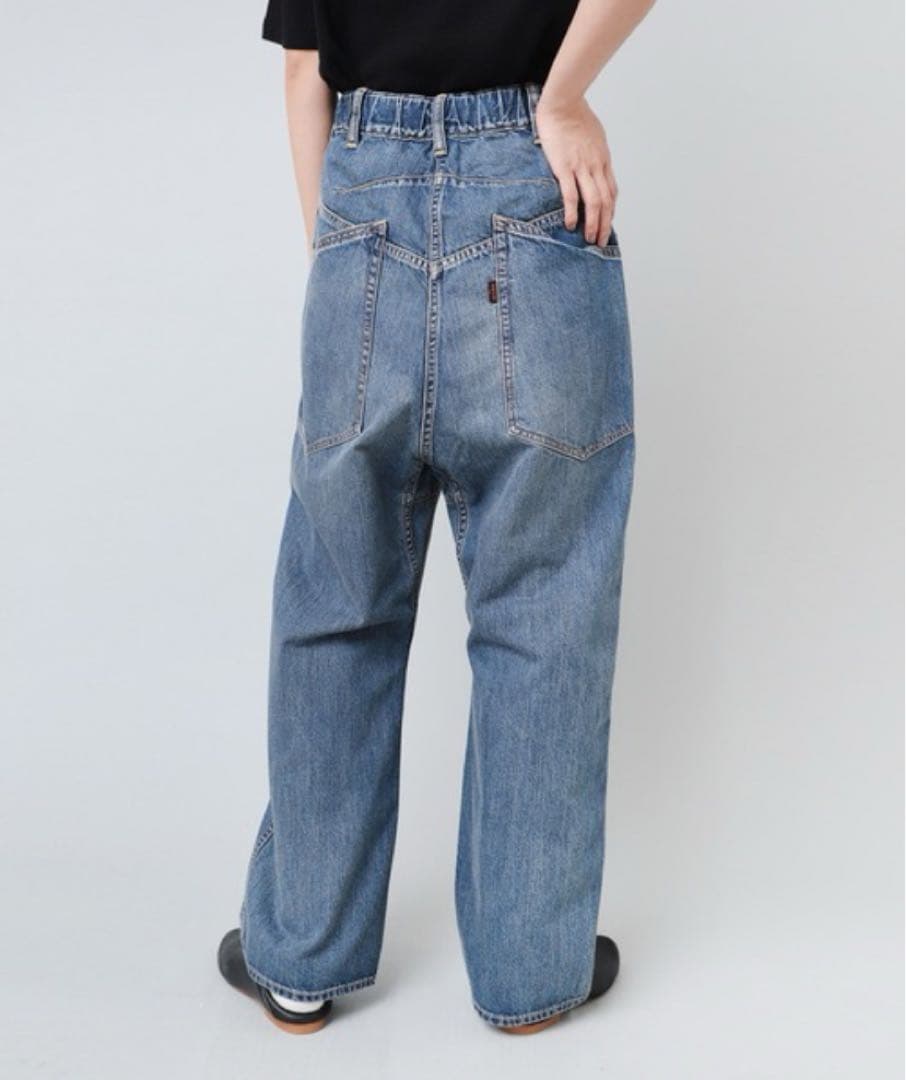 再値下げ　ルーズテーパード　デニムパンツ　URCH RNA アールエヌエー