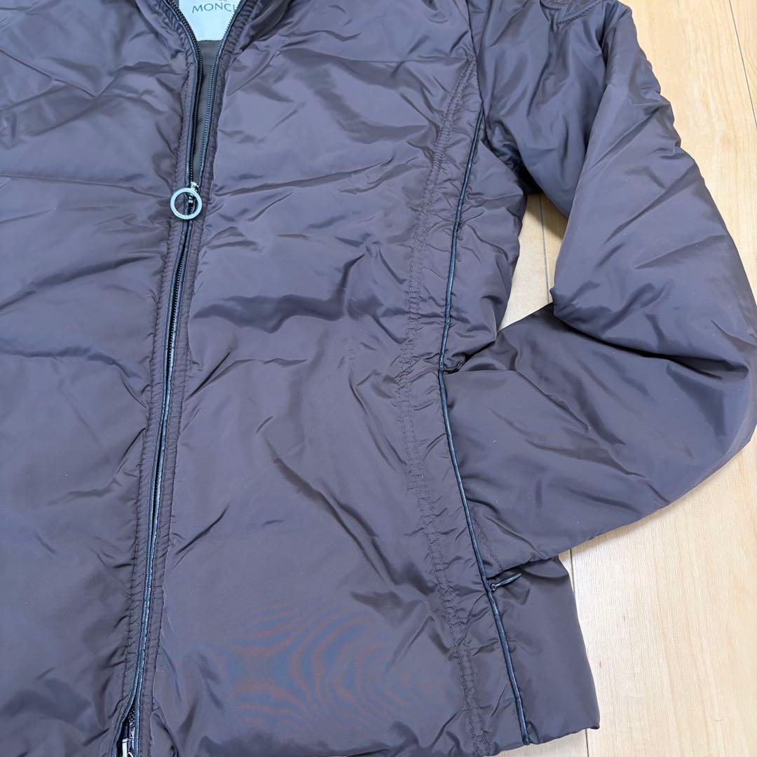 モンクレール MONCLER ブラウン ファー付き ダウンジャケット 0