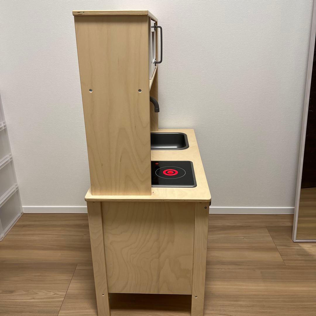 【美品】IKEA おままごとキッチンDUKTIG ホワイト　イケア　送料込